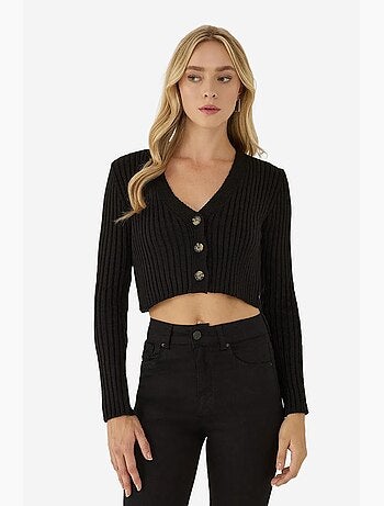 Conjunto de duas peças em malha cropped hiccup