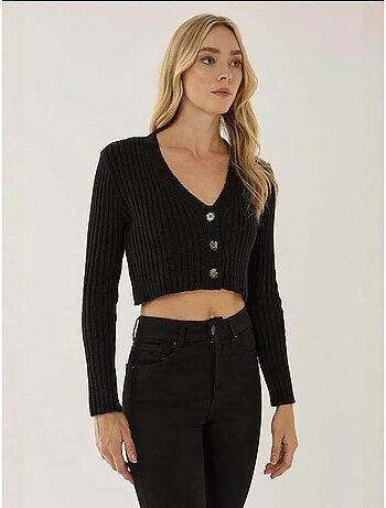 Conjunto de duas peças em malha cropped hiccup