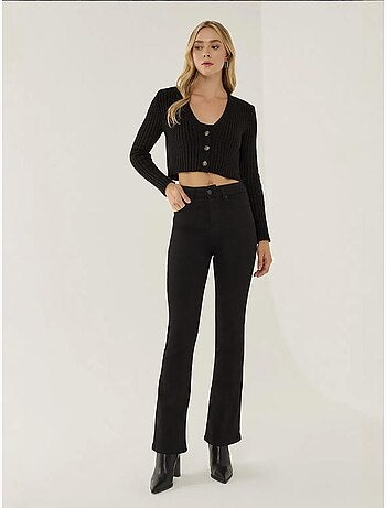 Conjunto de duas peças em malha cropped hiccup