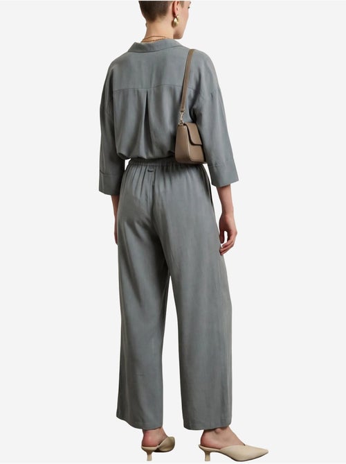 Conjunto de duas peças em tencel com detalhe de laço my fashion - Kiabi