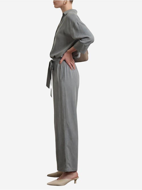 Conjunto de duas peças em tencel com detalhe de laço my fashion - Kiabi