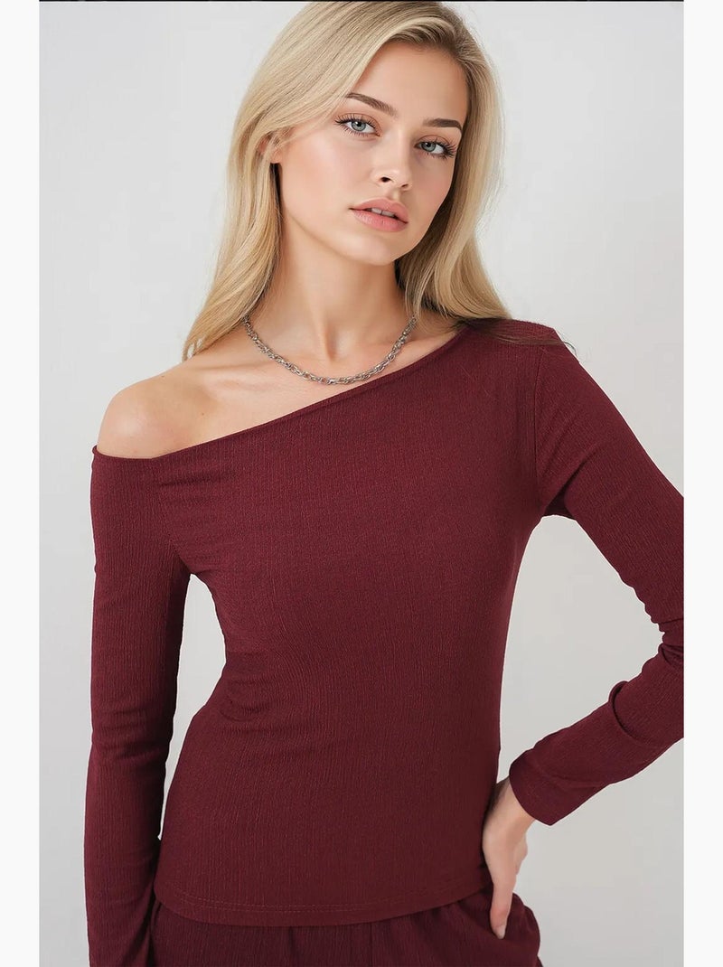 Conjunto de duas peças ombro a ombro bdart Vermelho bordô - Kiabi