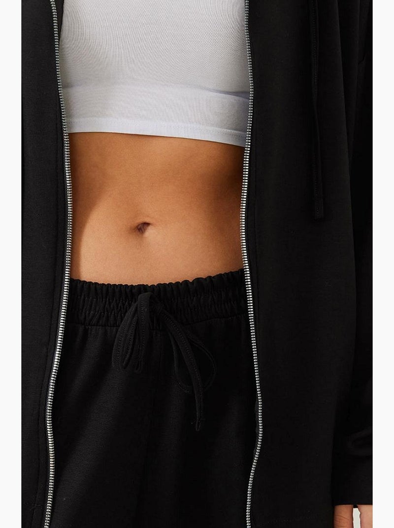 Conjunto de duas peças zip modal lucci Preto - Kiabi