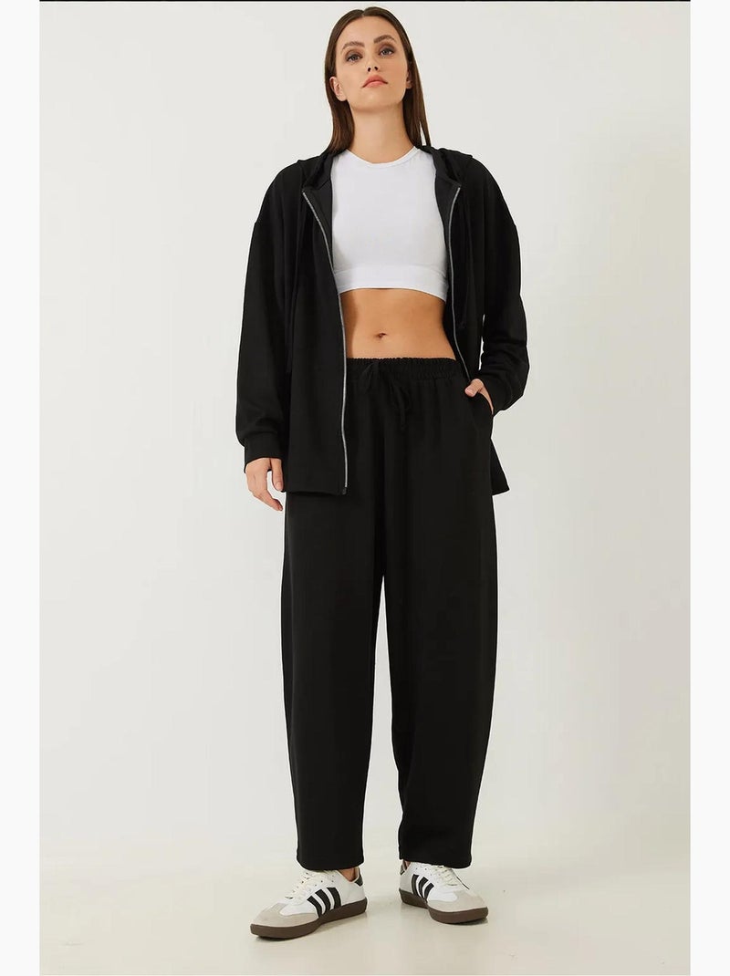 Conjunto de duas peças zip modal lucci Preto - Kiabi