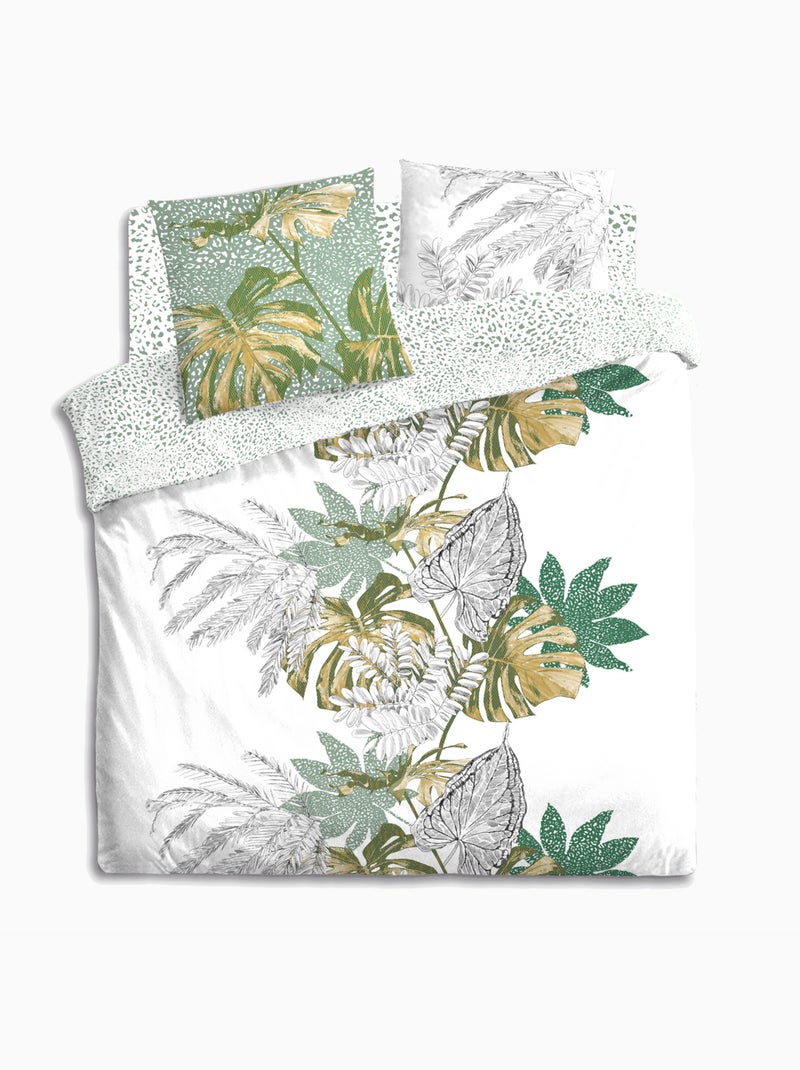 Conjunto de edredão com estampado da selva dourado Multicolorido - Kiabi