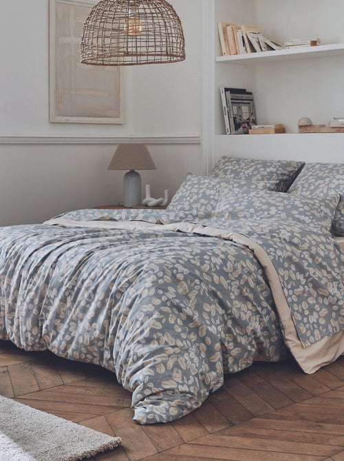 Conjunto de edredão em percal com estilo cocooning - Kiabi Conjunto de edredão em percal com estilo cocooning - Kiabi