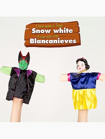 Conjunto de fantoches branca de neve 25 cm cucu show