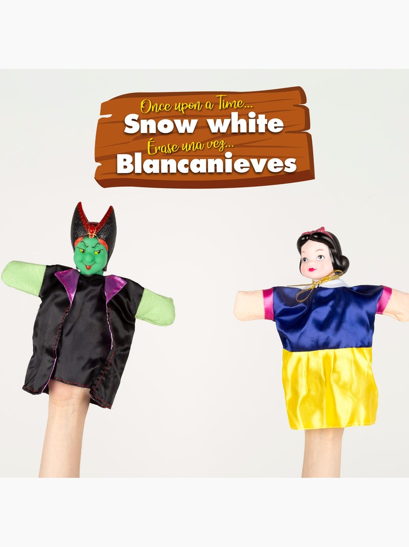 Conjunto de fantoches branca de neve 25 cm cucu show N/D - Kiabi