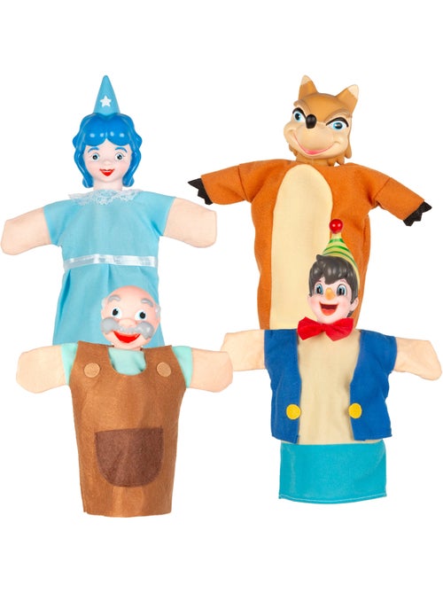 Conjunto de fantoches pinóquio 25 cm cucu show - Kiabi