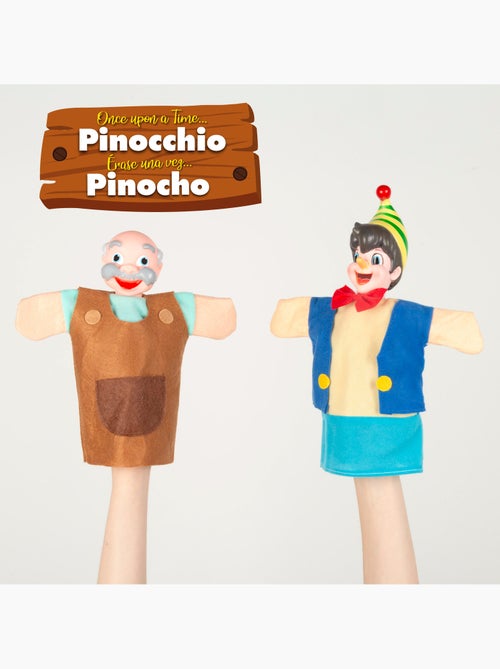 Conjunto de fantoches pinóquio 25 cm cucu show - Kiabi
