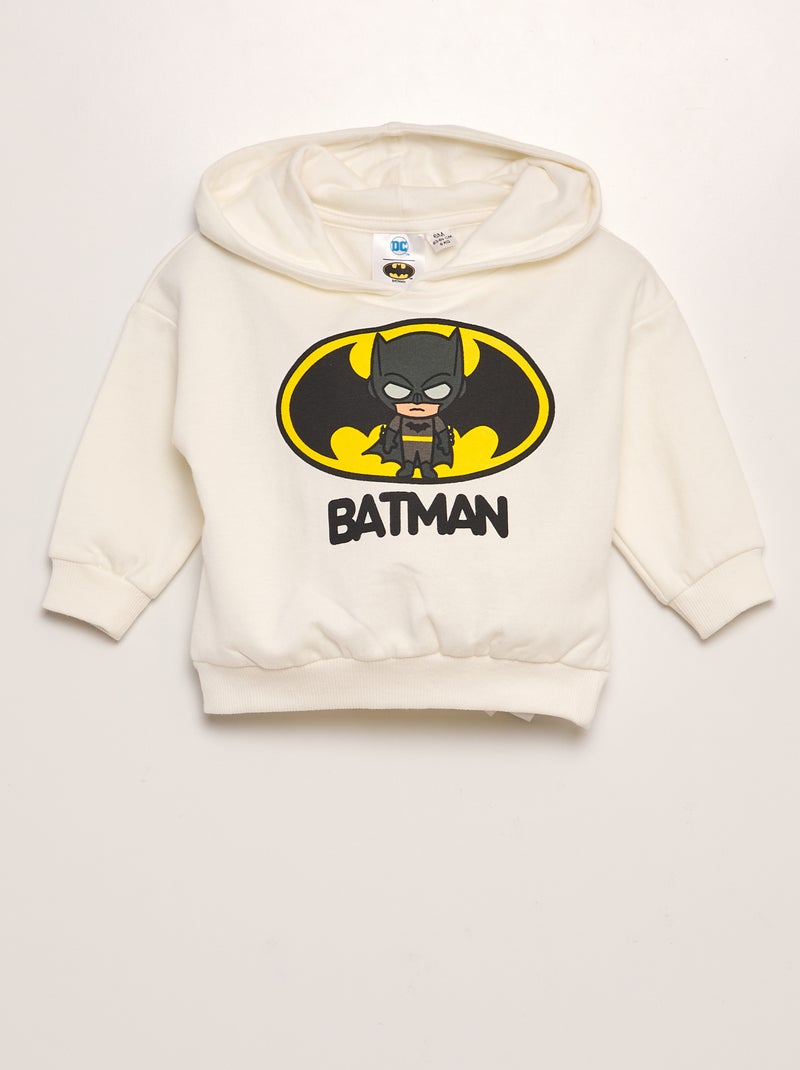Conjunto de fato de treino com sweatshirt + calças 'Batman' 'DC Comics'  - 2 peças BRANCO - Kiabi