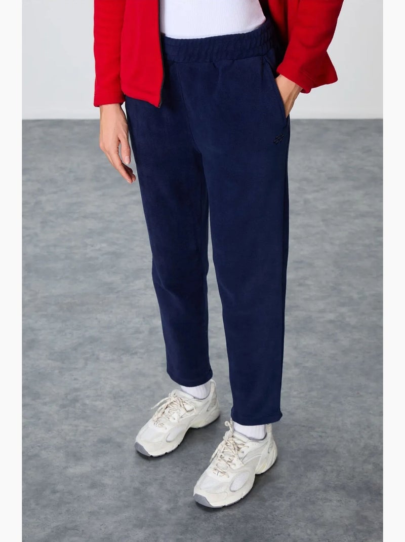 Conjunto de fato de treino de mulher com fecho de correr e manga comprida tommy Vermelho - Kiabi