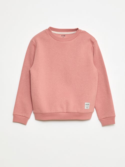 Conjunto de fato de treino em moletom cardado sweat + calças - 2 peças - Kiabi