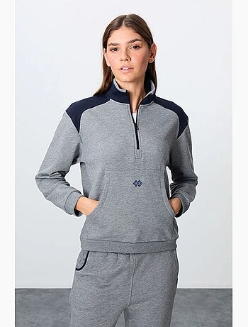 Conjunto de fato de treino em polar com blocos de cor tommy