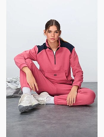 Conjunto de fato de treino em polar com blocos de cor tommy