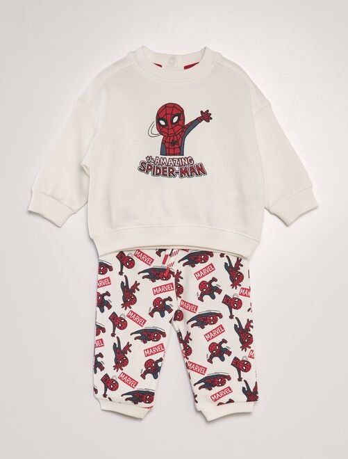 Conjunto de fato de treino 'Homem-Aranha' da 'Marvel' com sweatshirt + calças - 2 peças - Kiabi