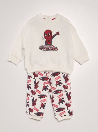 Conjunto de fato de treino 'Homem-Aranha' da 'Marvel' com sweatshirt + calças - 2 peças