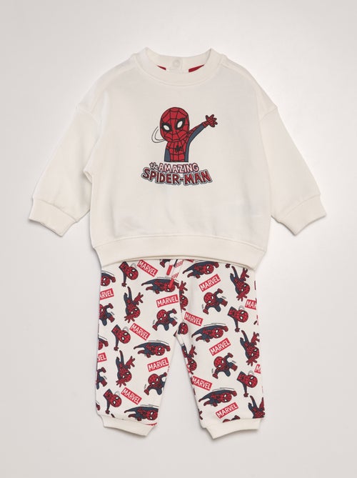 Conjunto de fato de treino 'Homem-Aranha' da 'Marvel' com sweatshirt + calças - 2 peças - Kiabi