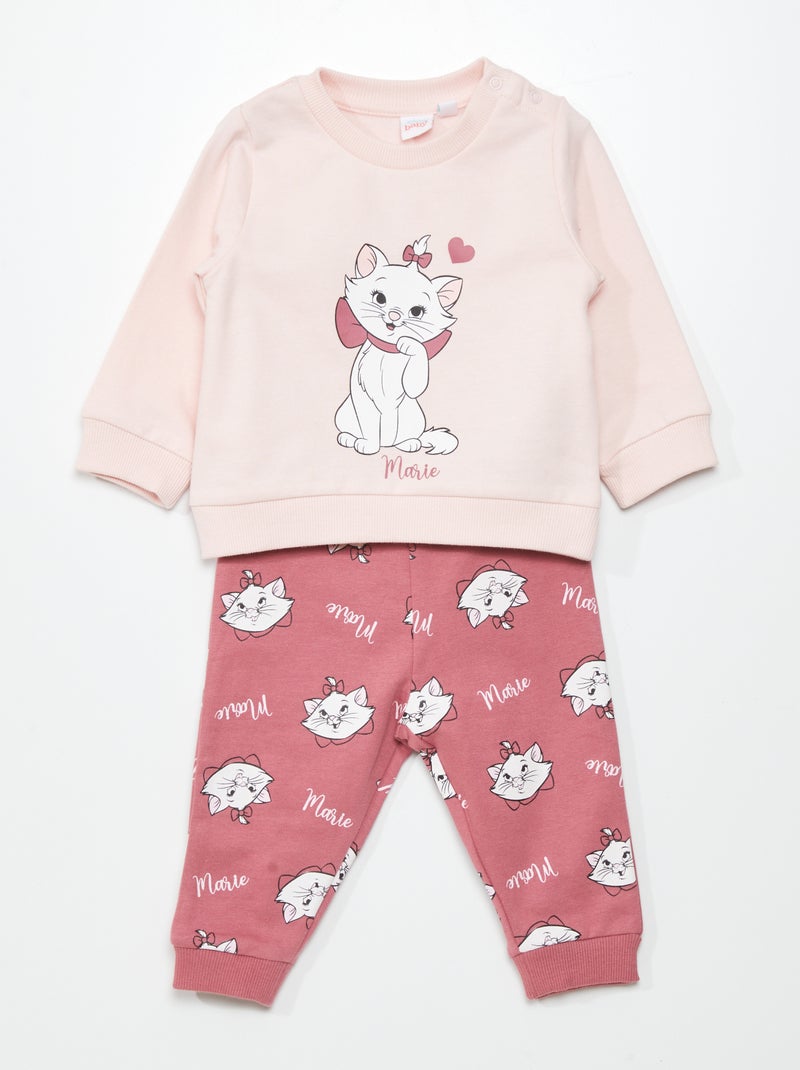Conjunto de fato de treino 'Maria' dos 'Aristogatos' - 2 peças ROSA - Kiabi