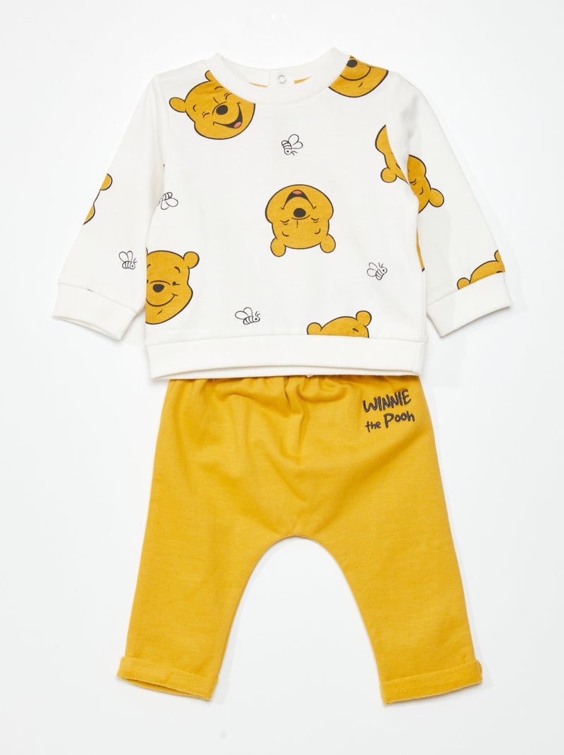 Conjunto de fato de treino 'Mickey' - 2 peças AMARELO - Kiabi