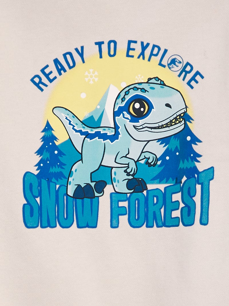 Conjunto de fato de treino 'Mundo Jurássico' - 2 peças BEGE - Kiabi