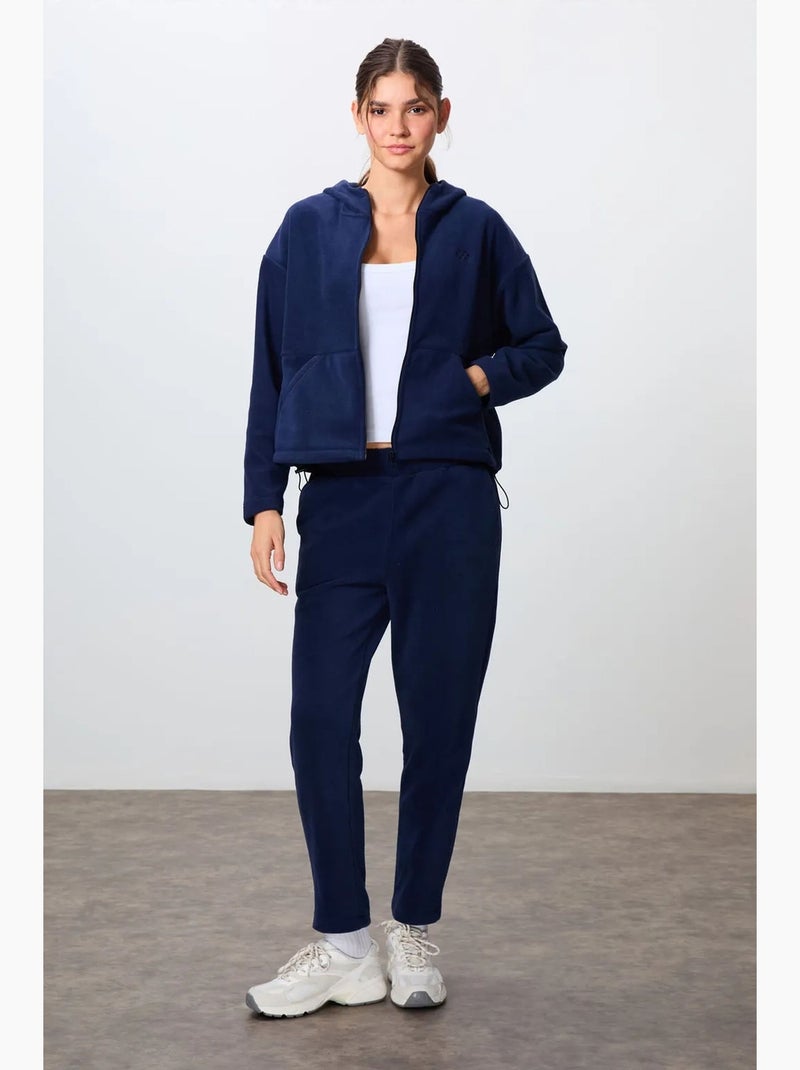 Conjunto de fato de treino oversized com capuz e fecho de correr tommy Azul-marinho - Kiabi