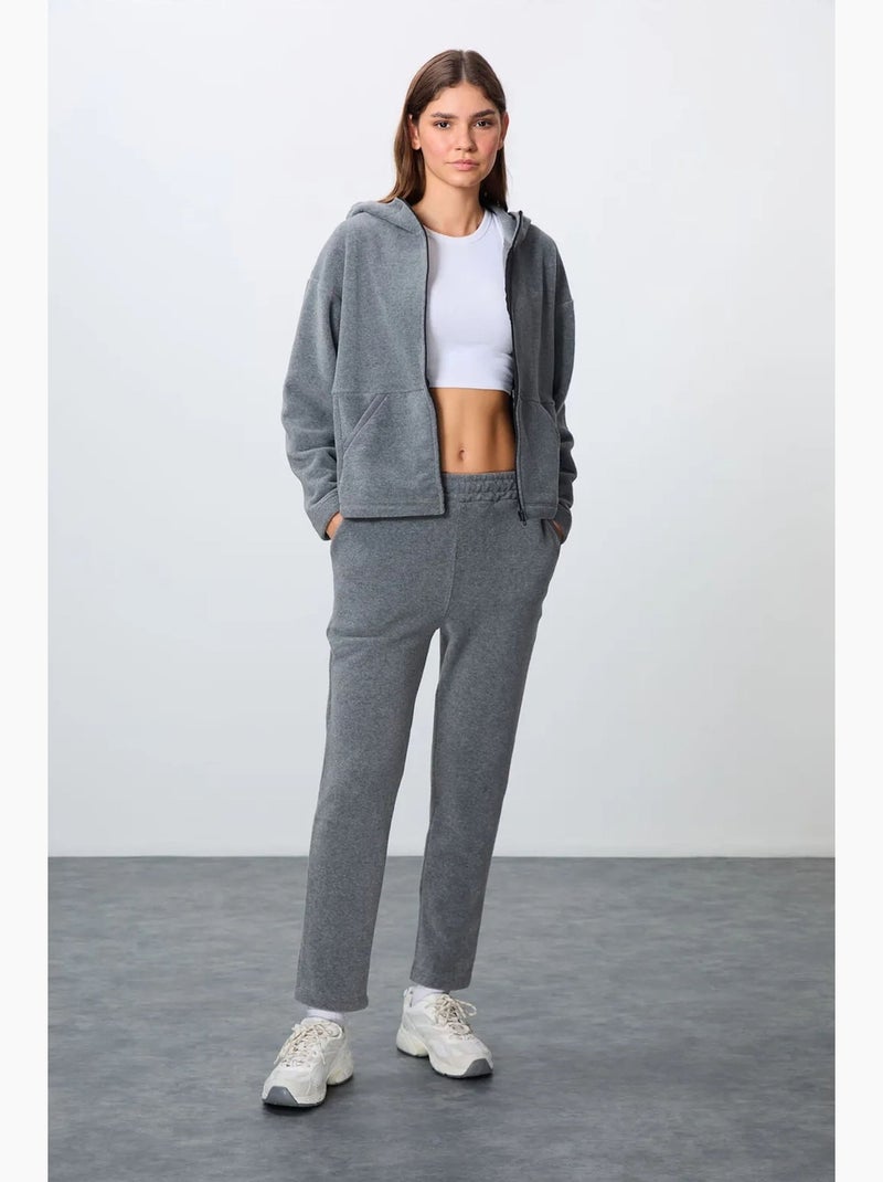Conjunto de fato de treino oversized com capuz e fecho de correr tommy Cinza - Kiabi