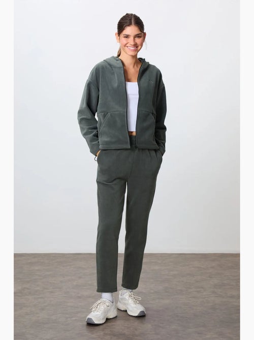 Conjunto de fato de treino oversized com capuz e fecho de correr tommy - Kiabi