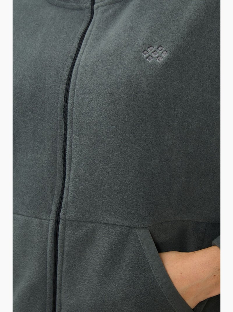 Conjunto de fato de treino oversized com capuz e fecho de correr tommy Verde escuro - Kiabi