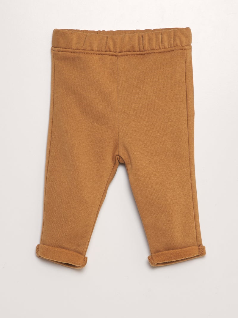 Conjunto de fato de treino sweatshirt + calças  - 2 peças BRANCO - Kiabi