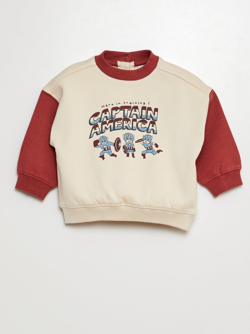 Conjunto de fato de treino sweatshirt + calças 'Homem-Aranha' 'Marvel' - 2 peças BRANCO - Kiabi