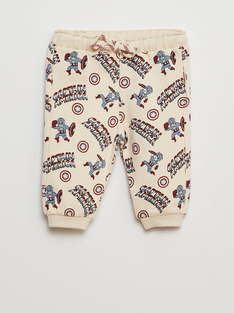 Conjunto de fato de treino sweatshirt + calças 'Homem-Aranha' 'Marvel' - 2 peças BRANCO - Kiabi