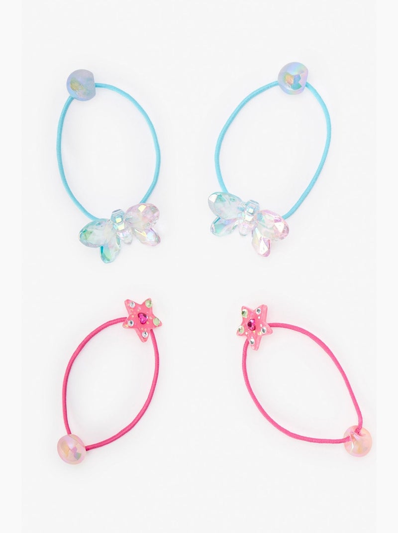 Conjunto de ganchos de cabelo candy para menina penti Rosa-fluo - Kiabi