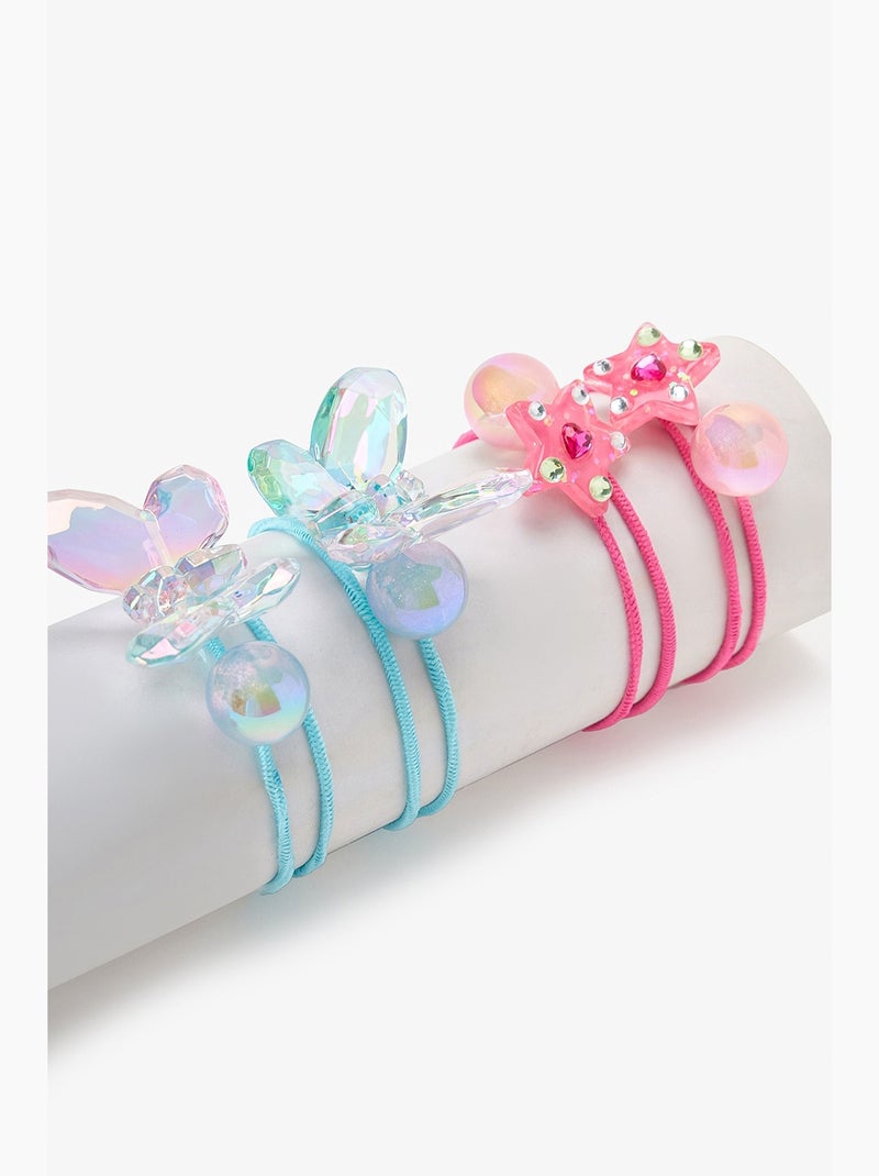Conjunto de ganchos de cabelo candy para menina penti Rosa-fluo - Kiabi