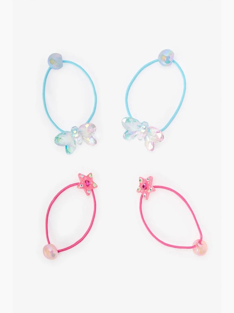 Conjunto de ganchos de cabelo candy para menina penti Rosa-fluo - Kiabi