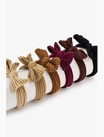 Conjunto de ganchos de cabelo com laço penti