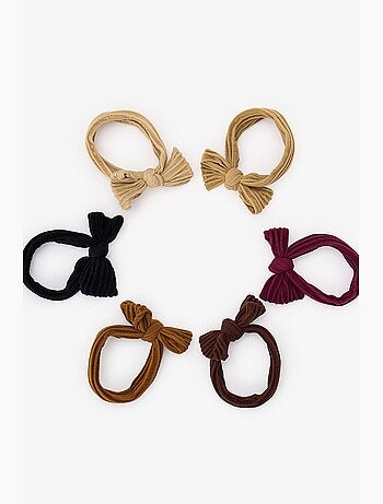 Conjunto de ganchos de cabelo com laço penti