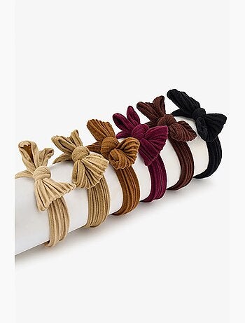 Conjunto de ganchos de cabelo com laço penti