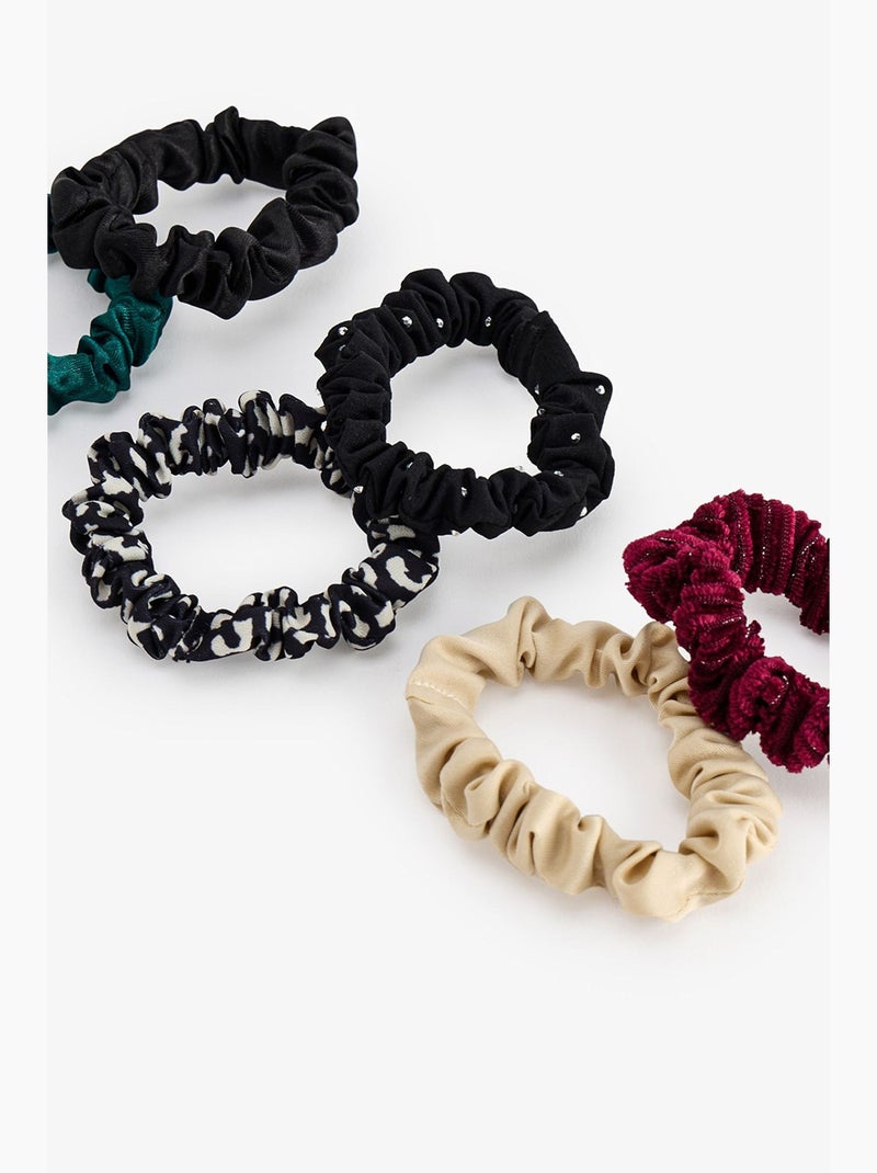 Conjunto de ganchos de cabelo ella penti Preto/Verde/Vermelho - Kiabi