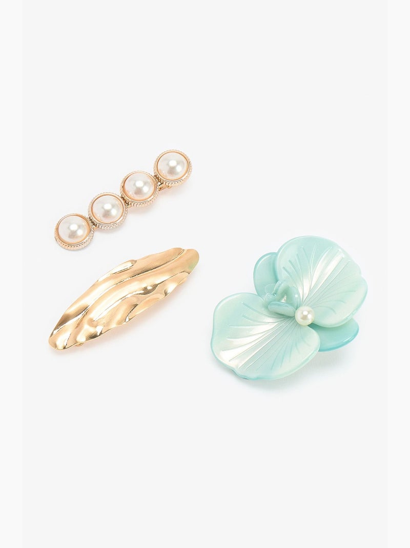 Conjunto de ganchos de cabelo judy penti Ouro - Kiabi