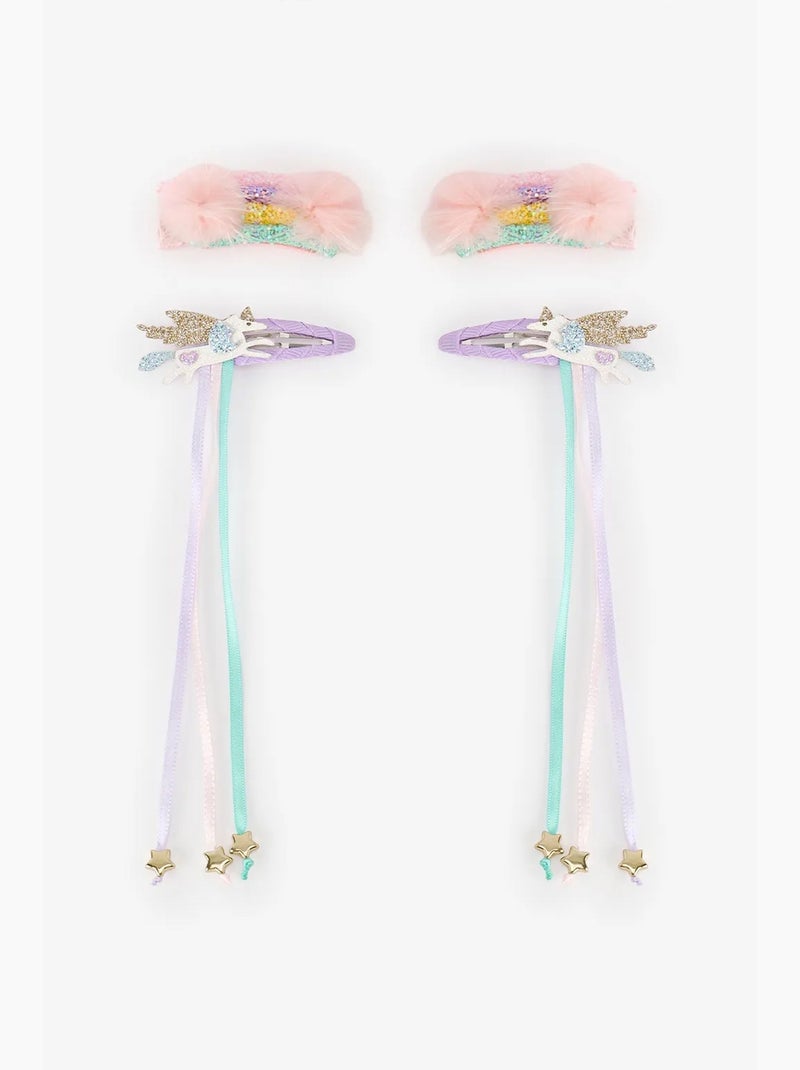 Conjunto de ganchos rainbow para menina penti Rosa - Kiabi