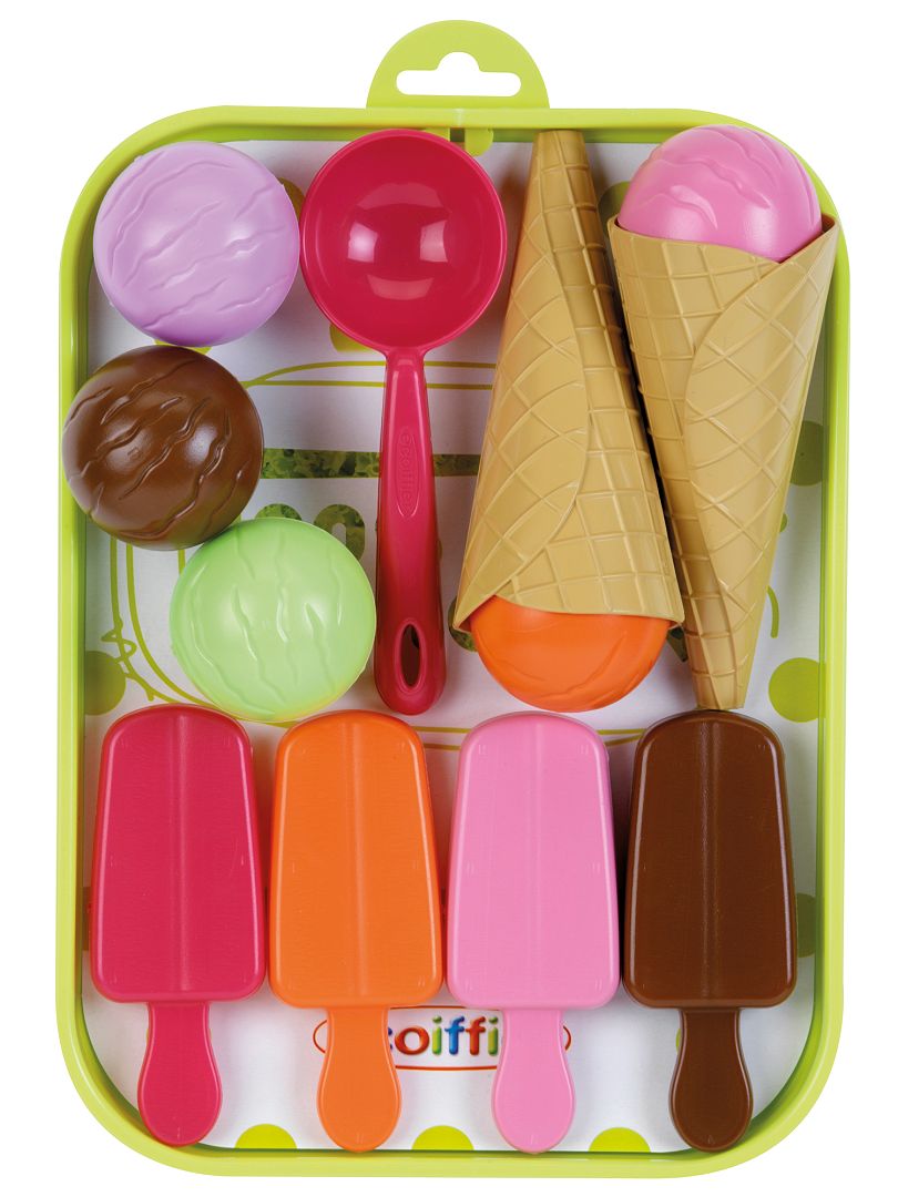 Conjunto de gelados 12 acessórios multicolore - Kiabi