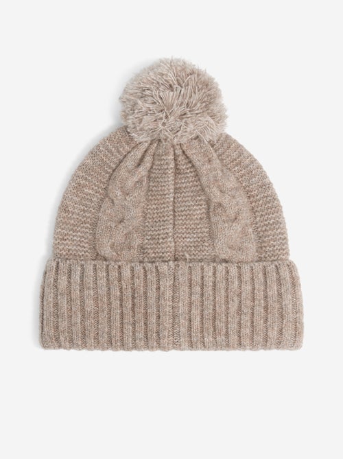 Conjunto de gorro de malha e gola de malha - 2 peças - Kiabi Conjunto de gorro de malha e gola de malha - 2 peças - Kiabi