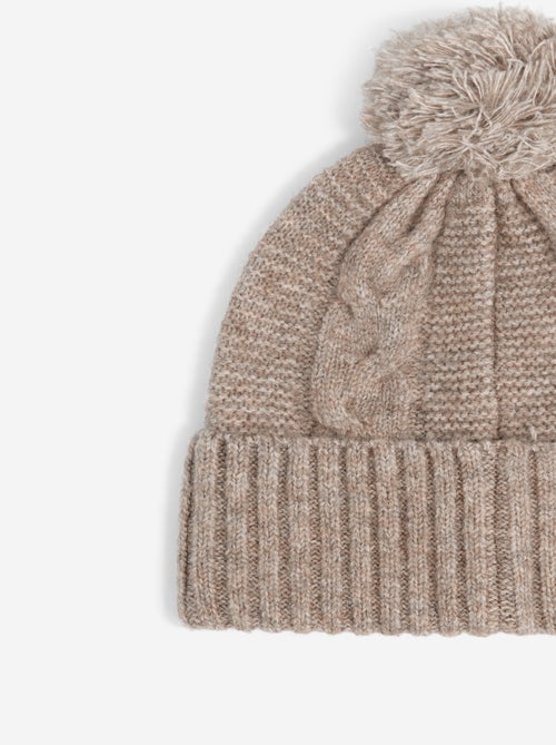 Conjunto de gorro de malha e gola de malha - 2 peças - Kiabi Conjunto de gorro de malha e gola de malha - 2 peças - Kiabi