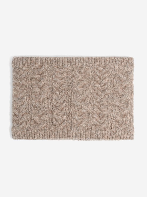 Conjunto de gorro de malha e gola de malha - 2 peças - Kiabi Conjunto de gorro de malha e gola de malha - 2 peças - Kiabi