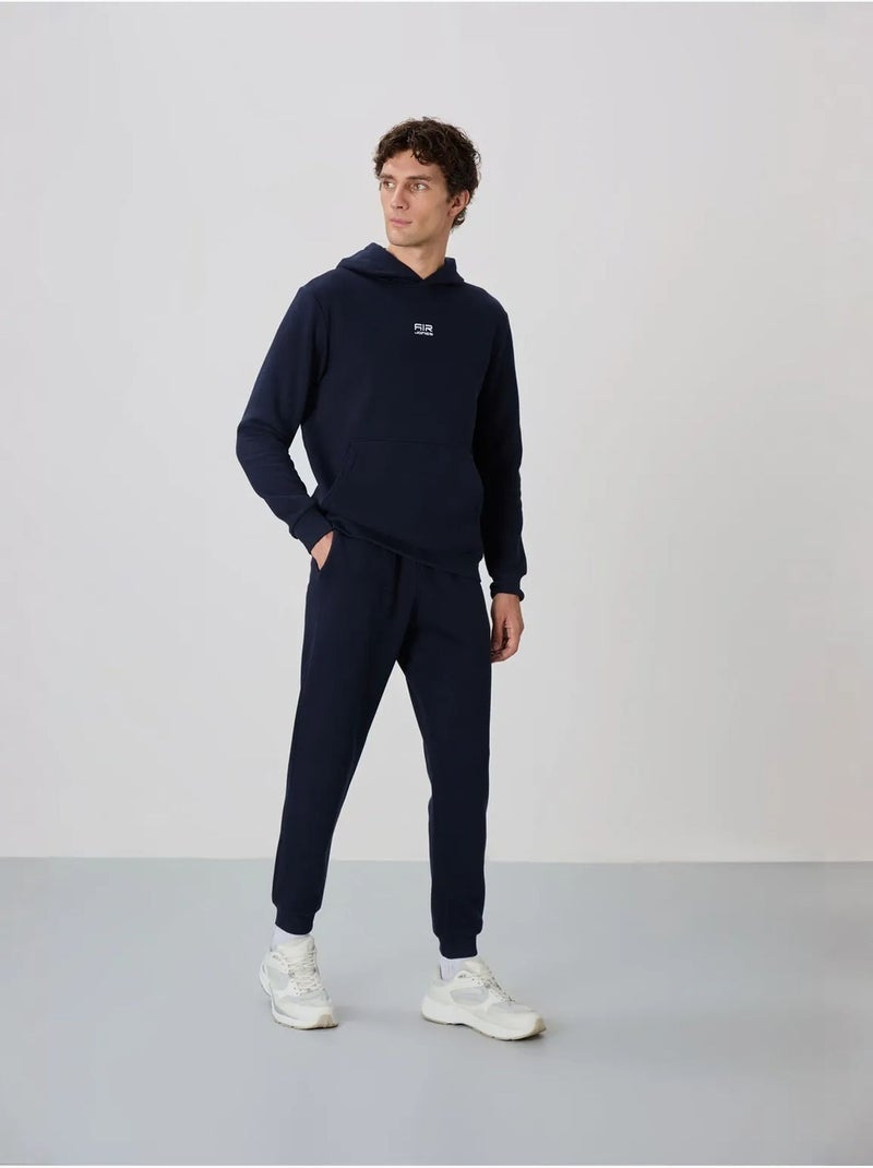 Conjunto de homem de sweatshirt com capuz e calças tommy Azul-marinho - Kiabi