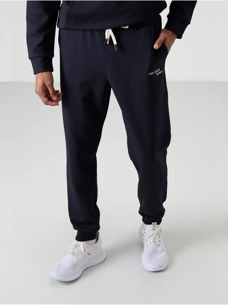 Conjunto de homem de sweatshirt com capuz e calças tommy Azul-marinho - Kiabi