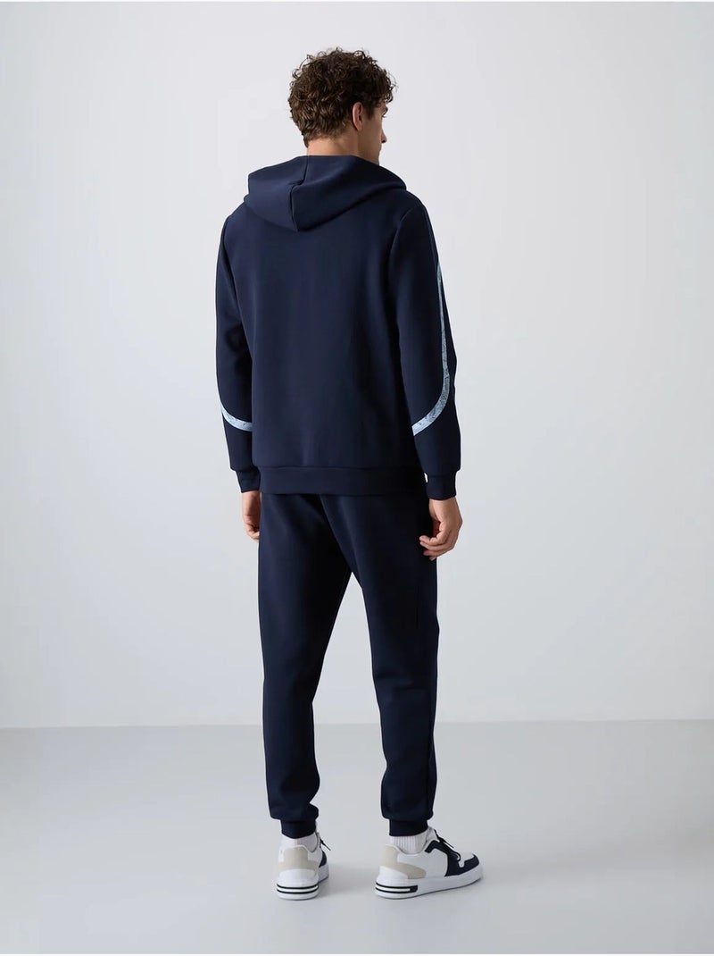 Conjunto de homem de sweatshirt com capuz e calças tommy Azul-marinho - Kiabi