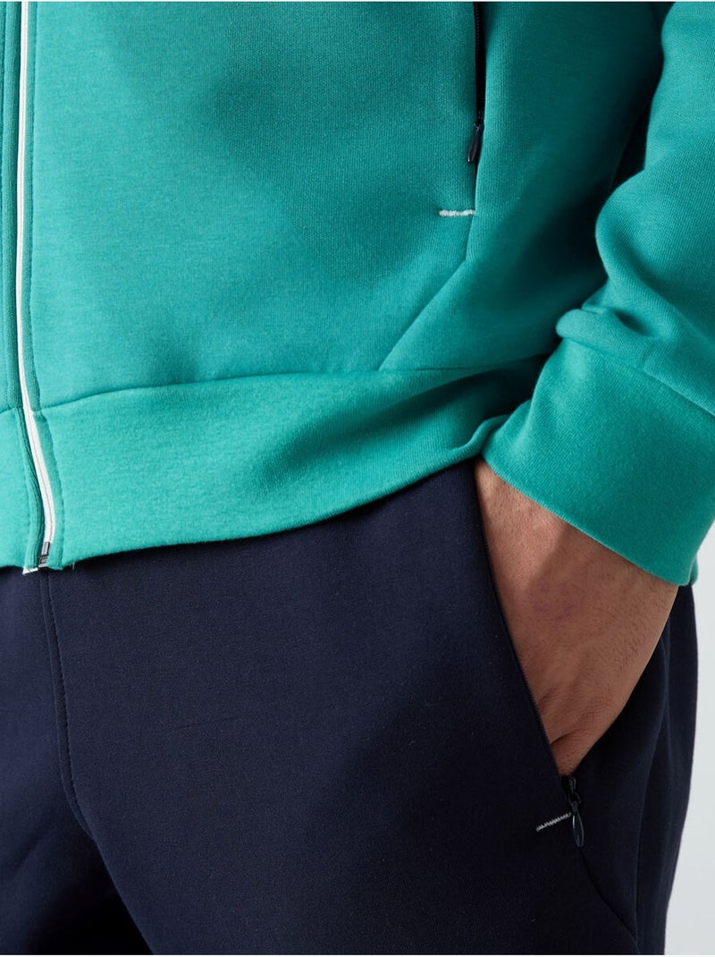 Conjunto de homem de sweatshirt com capuz e calças tommy Azul-petróleo - Kiabi