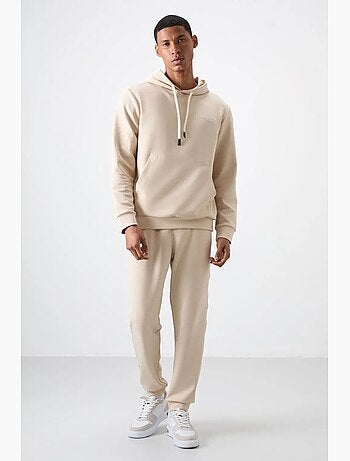 Conjunto de homem de sweatshirt com capuz e calças tommy